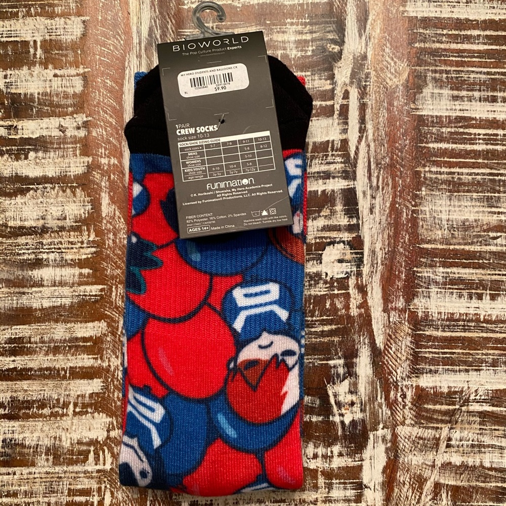 My Hero Academia Box Lunch Exclusive Crew Socks - Picture 3 of 5